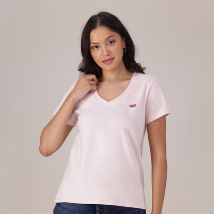 LEVI'S® WOMEN'S PERFECT V-NECK T-SHIRT - PINK
