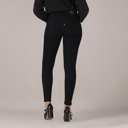 LEVI'S® WOMEN'S CURVY SUPER SKINNY  - BLACK