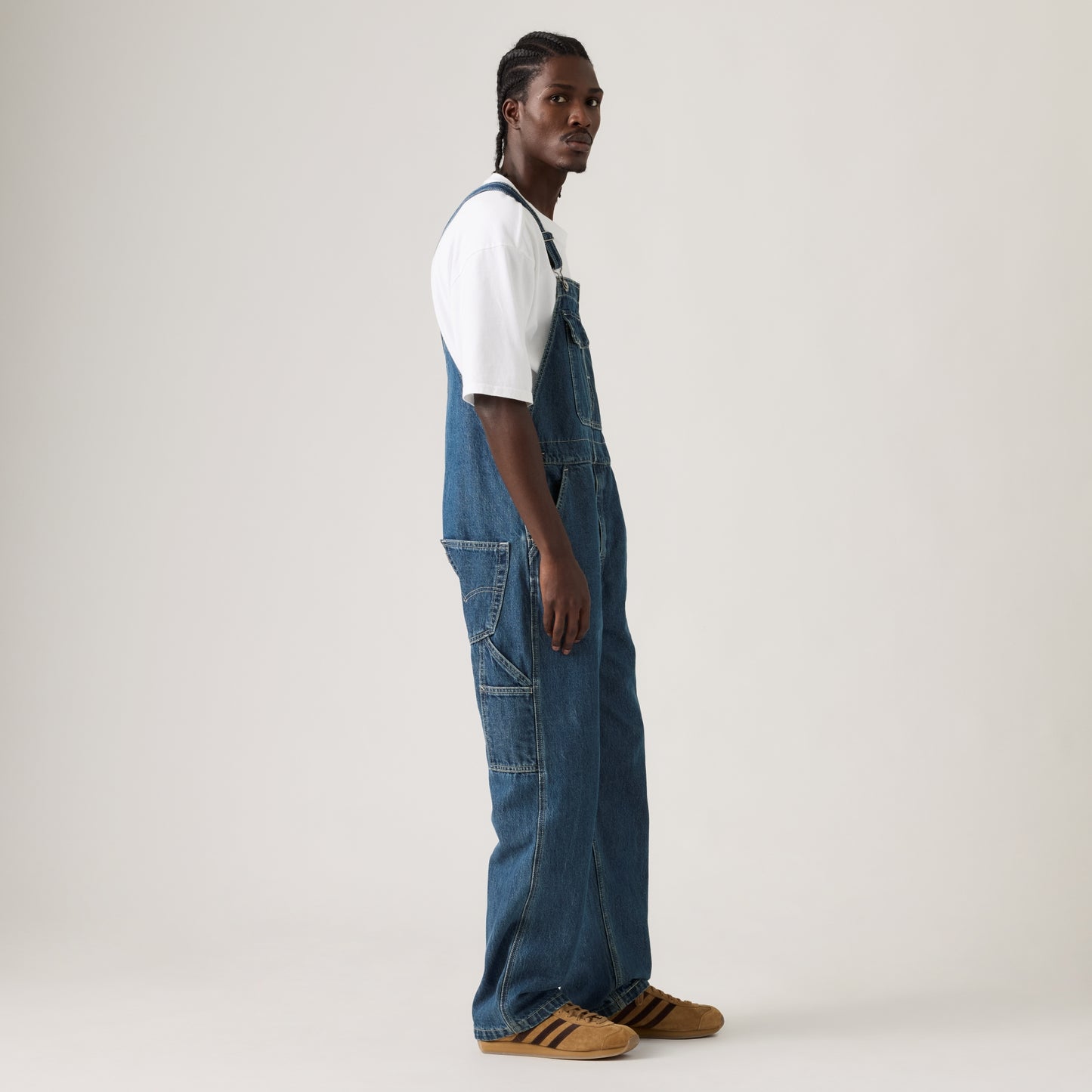 LEVI'S® MEN'S LOOSE OVERALLS - DARK WASH