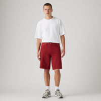 LEVI'S® ENGLAND FOOTBALL 478 BAGGY SHORTS - LIGHT INDIGO - WORN IN
