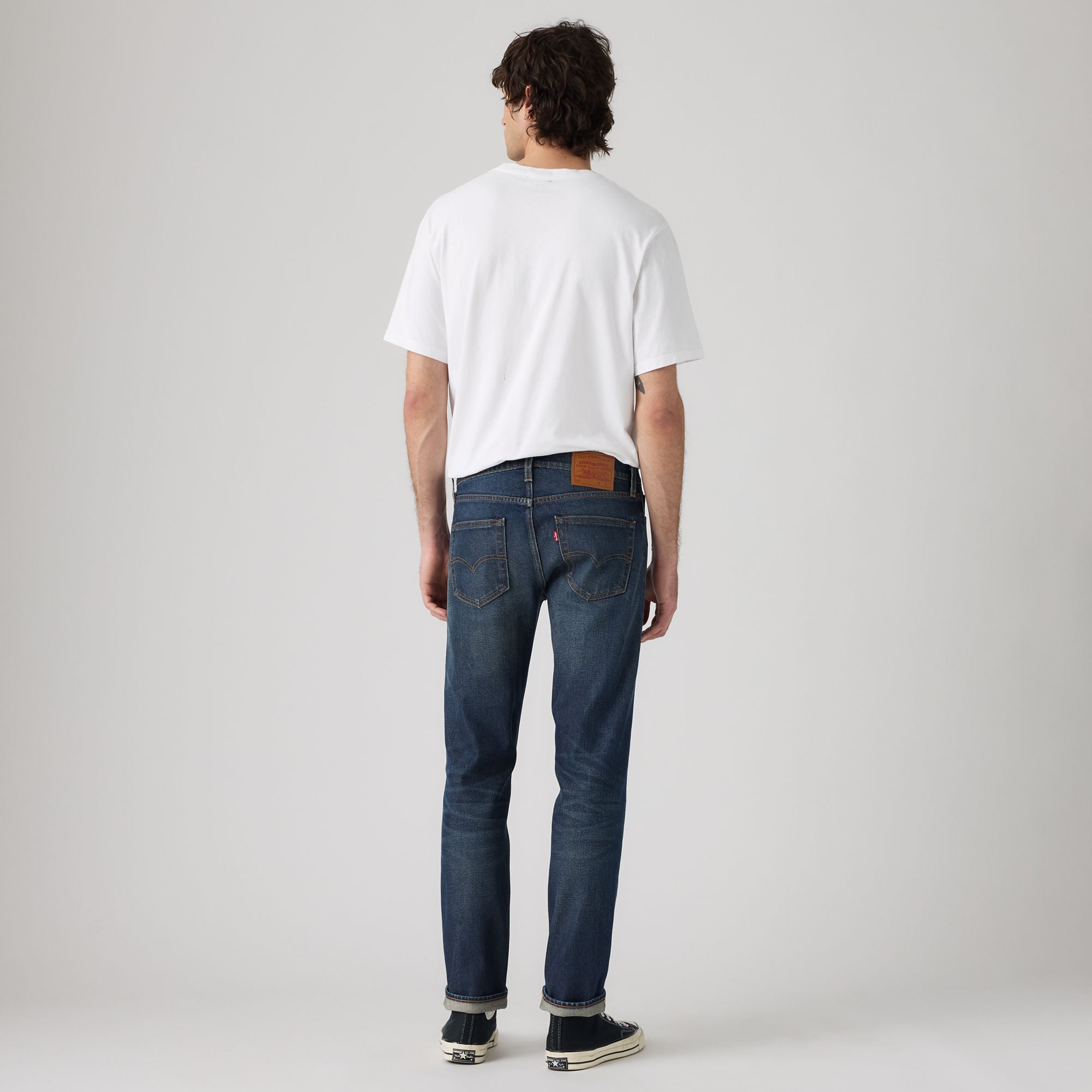LEVI'S® MEN'S 511™ SLIM JEANS - DARK INDIGO - WORN IN