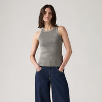 LEVI'S® WOMEN'S ESSENTIAL RACER TANK - GREY