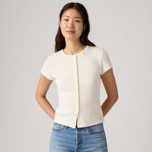 LEVI'S® WOMEN'S RORY BUTTON-THROUGH SHIRT - WHITES