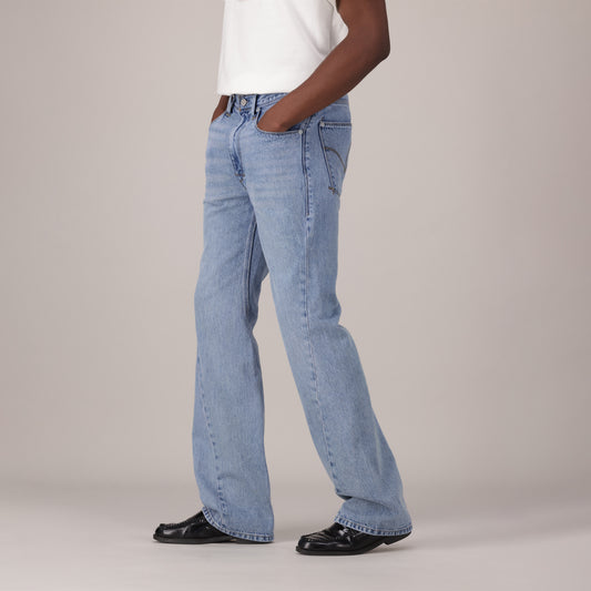 LEVI'S® MEN'S TWISTED SLIM KICK FLARE JEANS - MED INDIGO - WORN IN