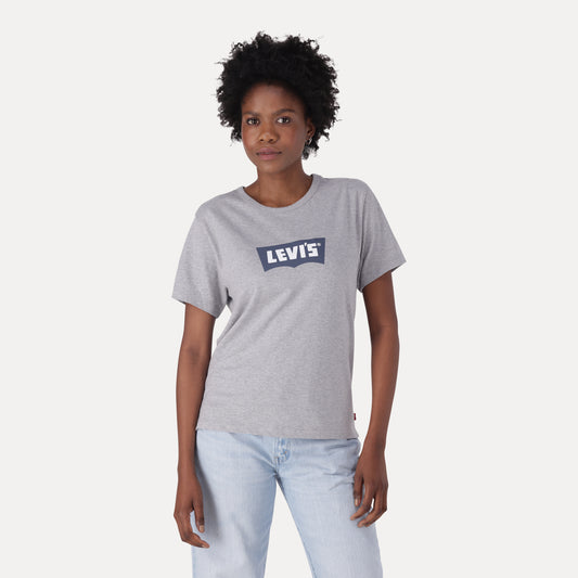 LEVI'S® WOMEN'S GRAPHIC ICONIC TEE - GREY