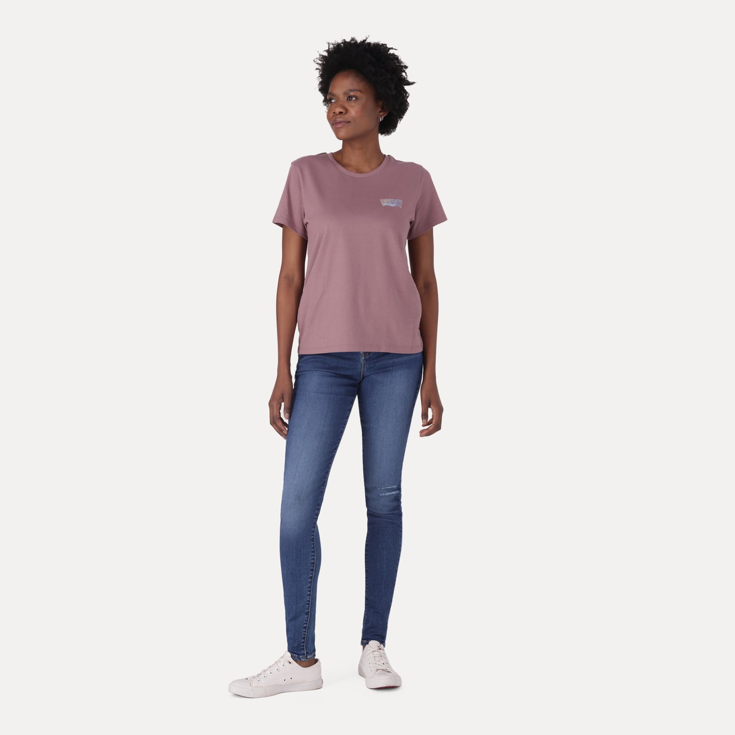 LEVI'S® WOMEN'S 720 HIGH-RISE SUPER SKINNY JEANS - DARK INDIGO - WORN IN