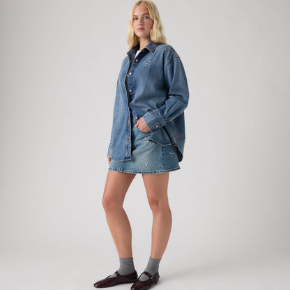 LEVI'S® WOMEN'S JORDAN DENIM SHIRT - MULTI-COLOR