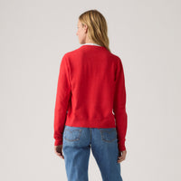 LEVI'S® WOMEN'S SUPERSOFT CREWNECK CARDIGAN - MULTI COLOUR