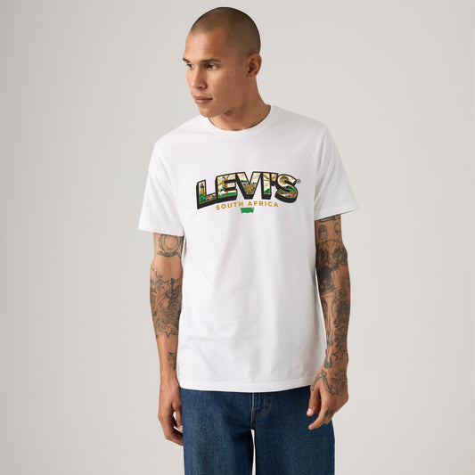 LEVI'S® SOUTH AFRICA MEN'S GRAPHIC CREWNECK T-SHIRT - MULTI COLOUR