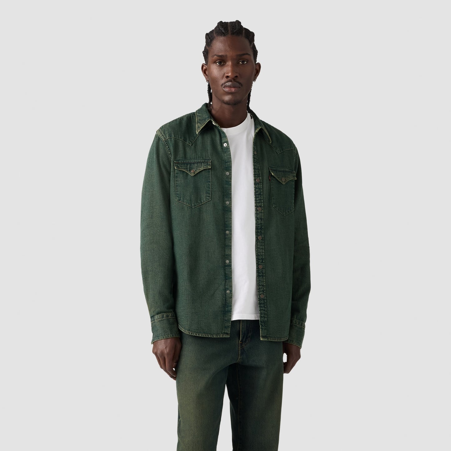 LEVI'S® MEN'S BARSTOW STANDARD FIT WESTERN SHIRT - MULTI COLOUR