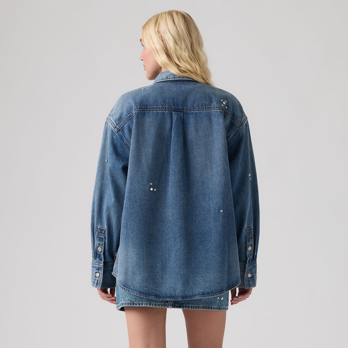 LEVI'S® WOMEN'S JORDAN DENIM SHIRT - MULTI-COLOR
