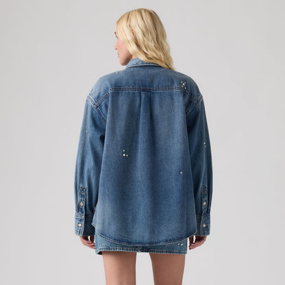LEVI'S® WOMEN'S JORDAN DENIM SHIRT - MULTI-COLOR