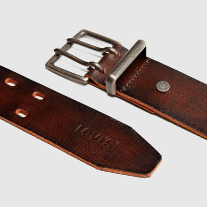 LEVI'S® MEN'S POTRERO DOUBLE PRONG BELT - BROWN