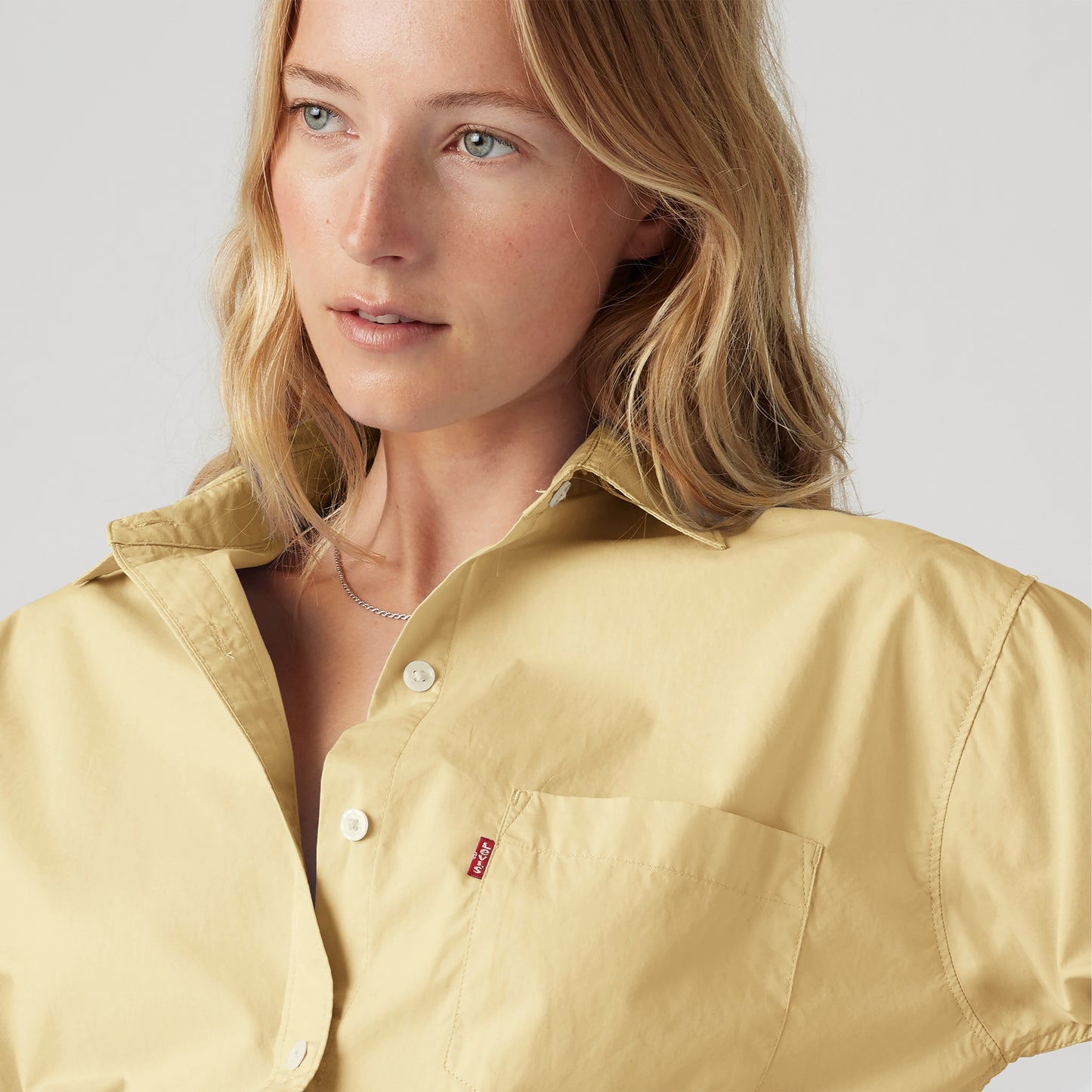 LEVI'S® WOMEN'S HARLIE BOYFRIEND SHIRT - YELLOW
