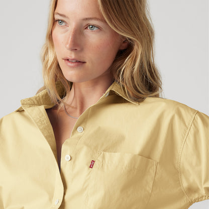 LEVI'S® WOMEN'S HARLIE BOYFRIEND SHIRT - YELLOW