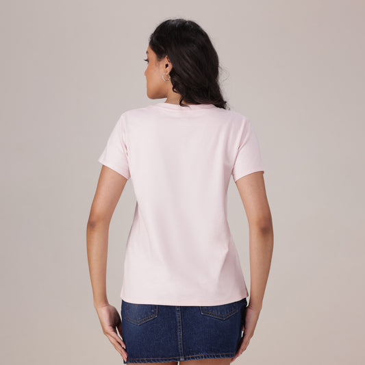 LEVI'S® WOMEN'S PERFECT V-NECK T-SHIRT - PINK
