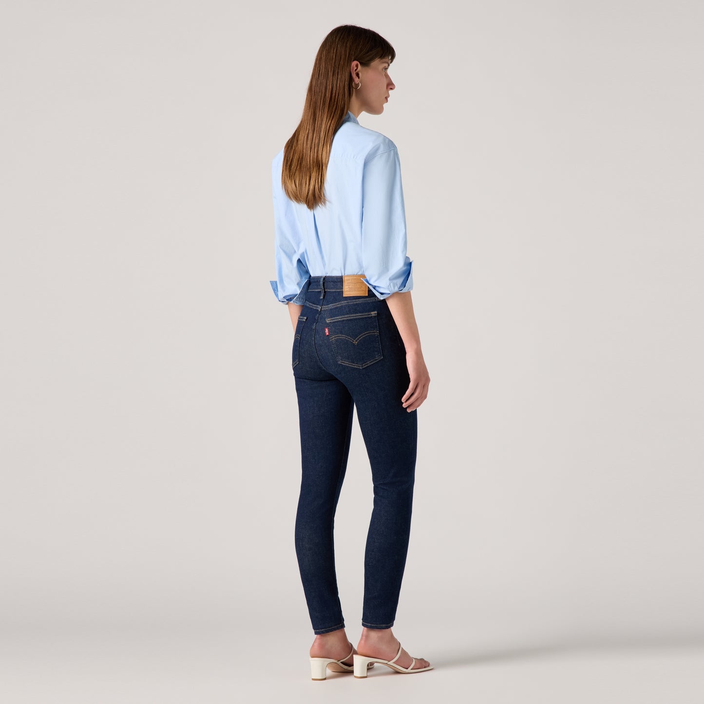 LEVI’S® WOMEN'S 721 HIGH-RISE SKINNY JEANS - DARK INDIGO - FLAT FINISH