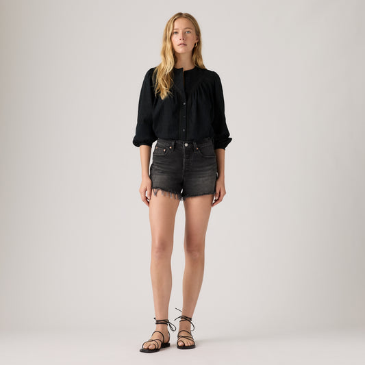 LEVI'S® WOMEN'S 501® CURVE SHORTS - BLACK