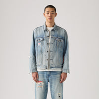 LEVI'S® X TOY STORY MEN'S TYPE III TRUCKER JACKET - MED INDIGO - WORN IN