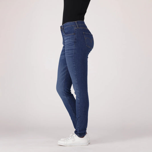 LEVI'S® CURVY HIGH-RISE SUPERSKINNY - MED INDIGO - WORN IN
