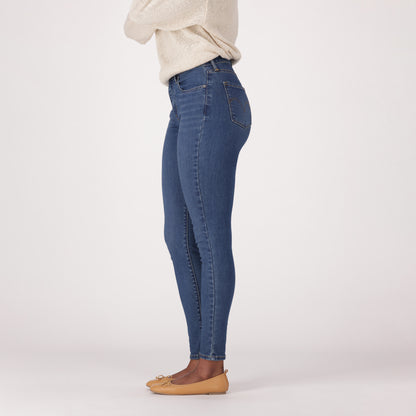 LEVI'S® WOMEN'S CURVY HIGH-RISE SUPER SKINNY  - DARK INDIGO - WORN IN