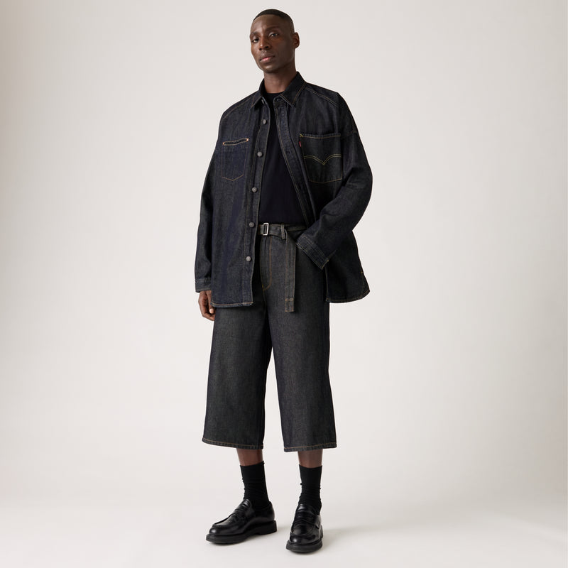 LEVI'S® MEN'S TWISTED BAGGY CAPRIS - DARK INDIGO - FLAT FINISH