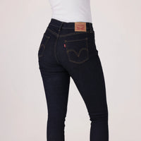 LEVI'S® WOMEN'S CURVY SUPER SKINNY - DARK INDIGO - FLAT FINISH