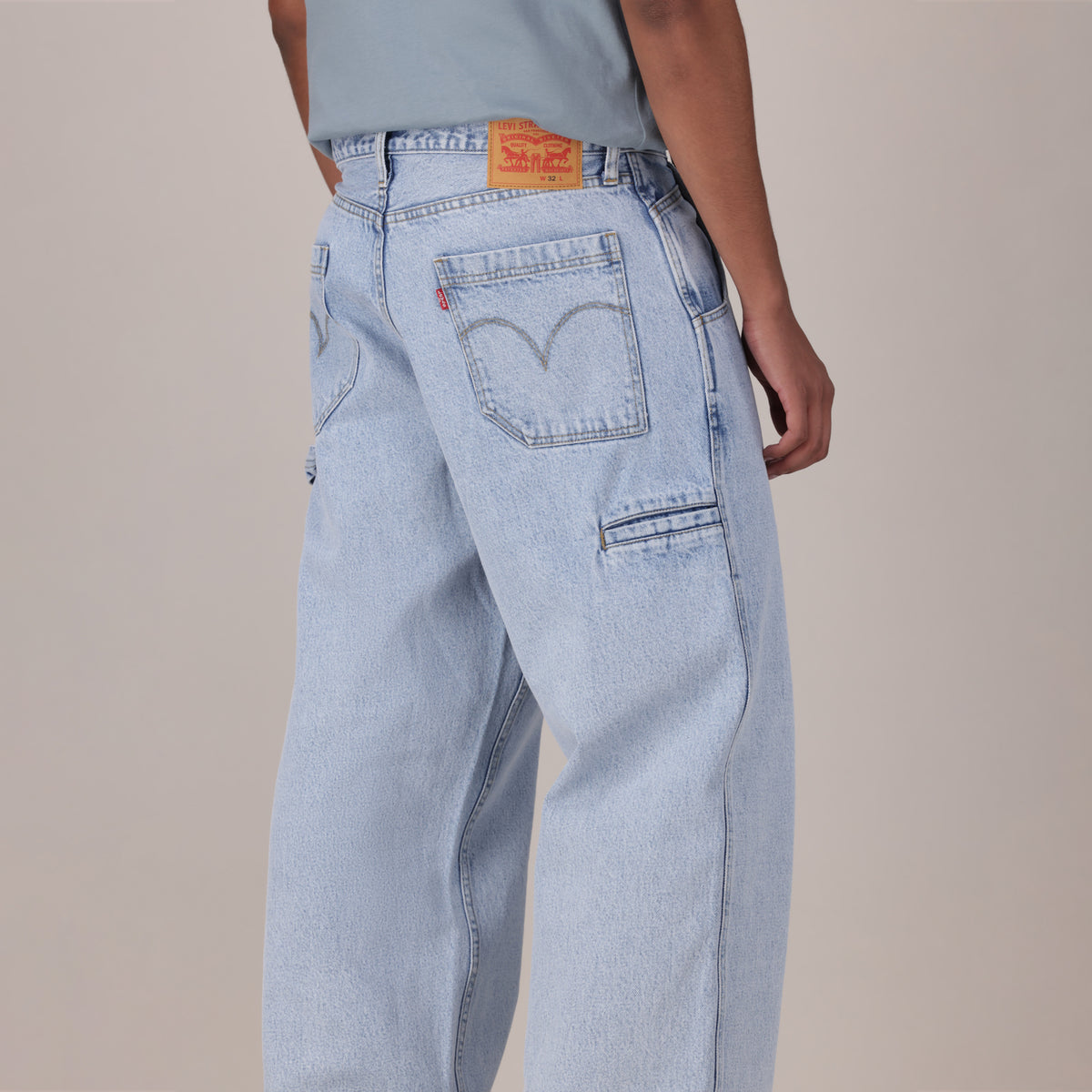 LEVI'S® MEN'S EXTRA BAGGY UTILITY - LIGHT INDIGO - WORN IN