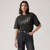 LEVI'S® WOMEN'S GRAPHIC TABOR T-SHIRT - BLACK