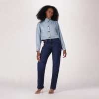 LEVI'S® WOMEN'S 501® CURVE JEANS - MED INDIGO - WORN IN