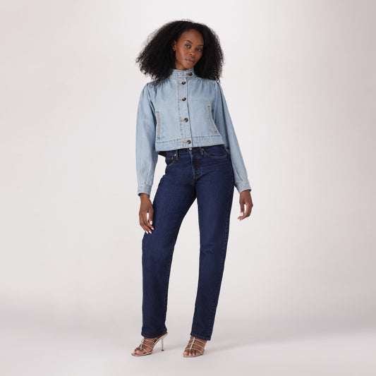 LEVI'S® WOMEN'S 501® CURVE JEANS - MED INDIGO - WORN IN