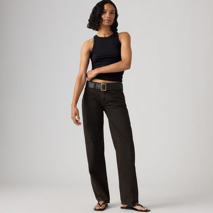 LEVI'S® WOMEN'S LOW STRAIGHT JEANS - BROWN