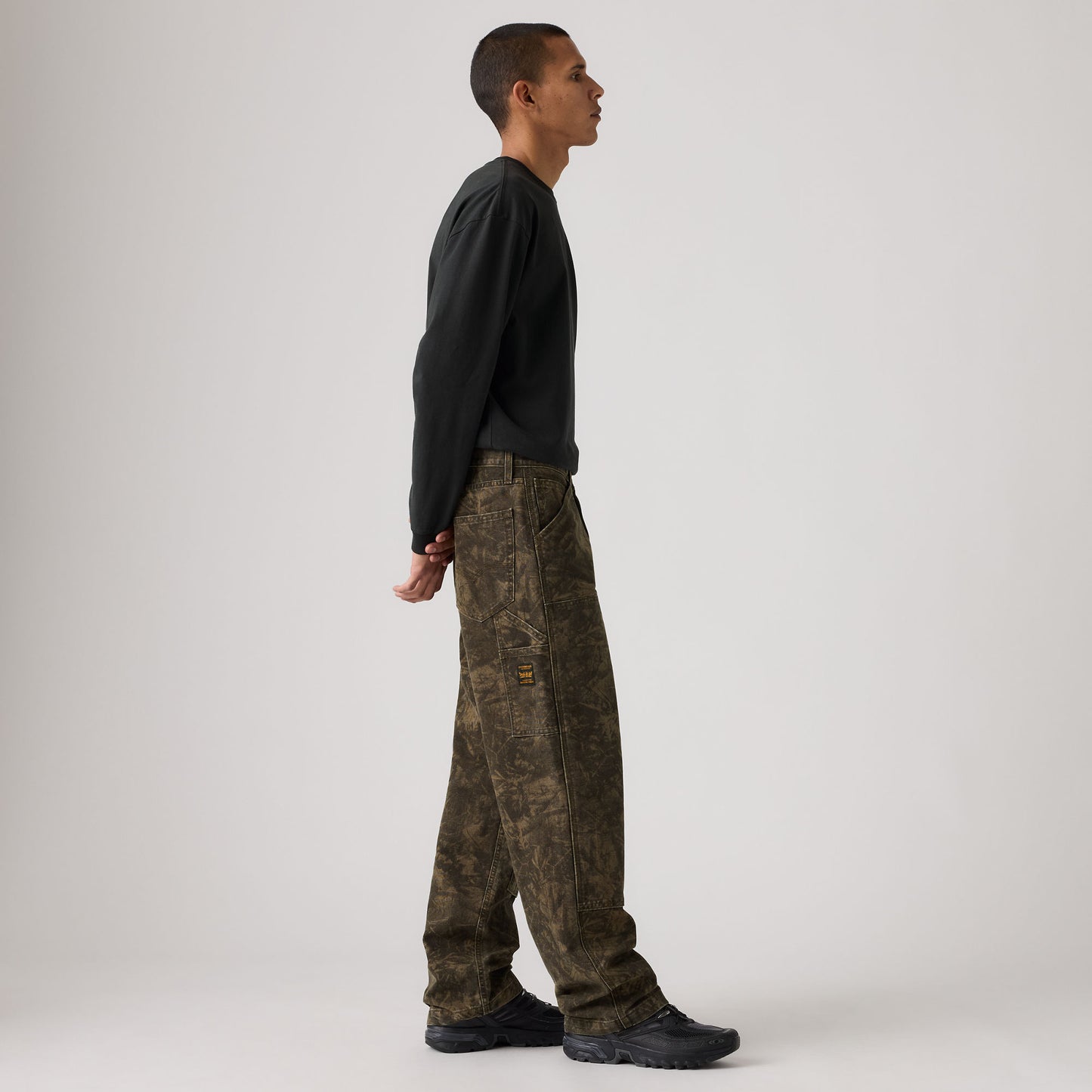 LEVI'S® MEN'S 568™ LOOSE STRAIGHT DOUBLE-KNEE CARPENTER - GREENS