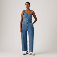 LEVI'S® WOMEN'S DREA JUMPSUIT - MED INDIGO - FLAT FINISH