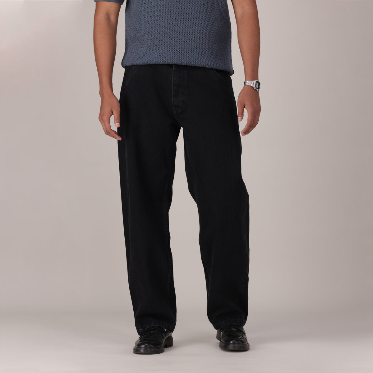 LEVI'S® MEN'S BAGGY BARREL JEANS - BLACK