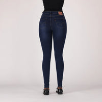 LEVI'S® CURVY HIRISE SUPERSKINNY  - DARK INDIGO - WORN IN