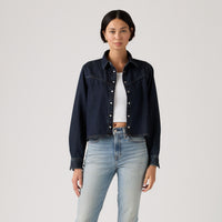 LEVI'S® WOMEN'S LOGAN SHACKET - DARK INDIGO FLAT FINISH