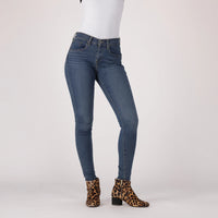 LEVI'S® WOMEN'S CURVY SUPER SKINNY - DARK INDIGO - WORN IN