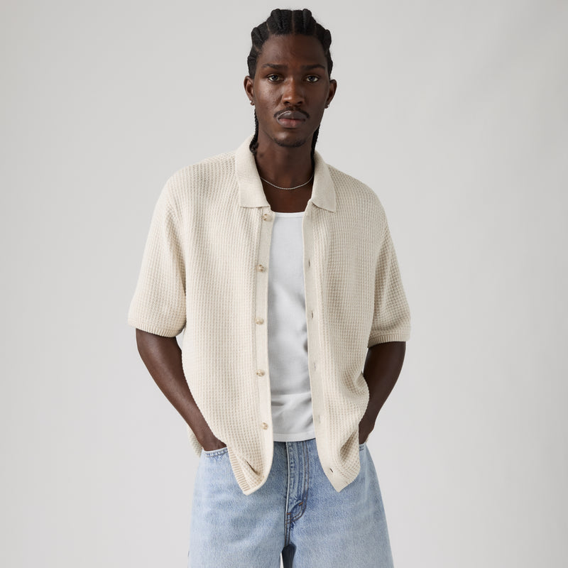 LEVI'S® MEN'S KNIT CAMP SHIRT - MULTI COLOUR