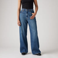 LEVI'S® WOMEN'S CINCH BAGGY JEANS - MED INDIGO - WORN IN