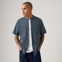 LEVI'S® MEN'S SHORT-SLEEVE BANDED COLLAR SHIRT - MULTI COLOUR