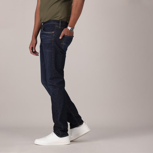 LEVI'S® MEN'S 502™ TAPER JEANS - DARK INDIGO - WORN IN