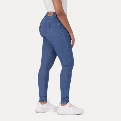 LEVI'S® CURVY SUPER SKINNY  - DARK INDIGO - FLAT FINISH