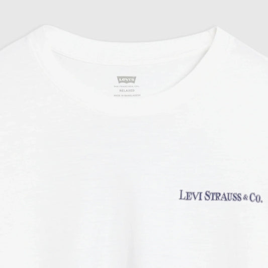 LEVI’S® MEN’S RELAXED FIT LONG-SLEEVE GRAPHIC T-SHIRT - WHITE
