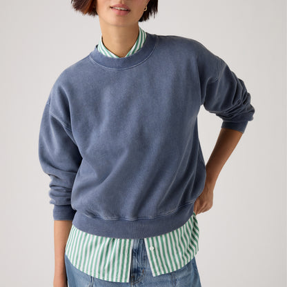 LEVI'S® WOMEN'S VINTAGE BOXY SWEATSHIRT - BLUE