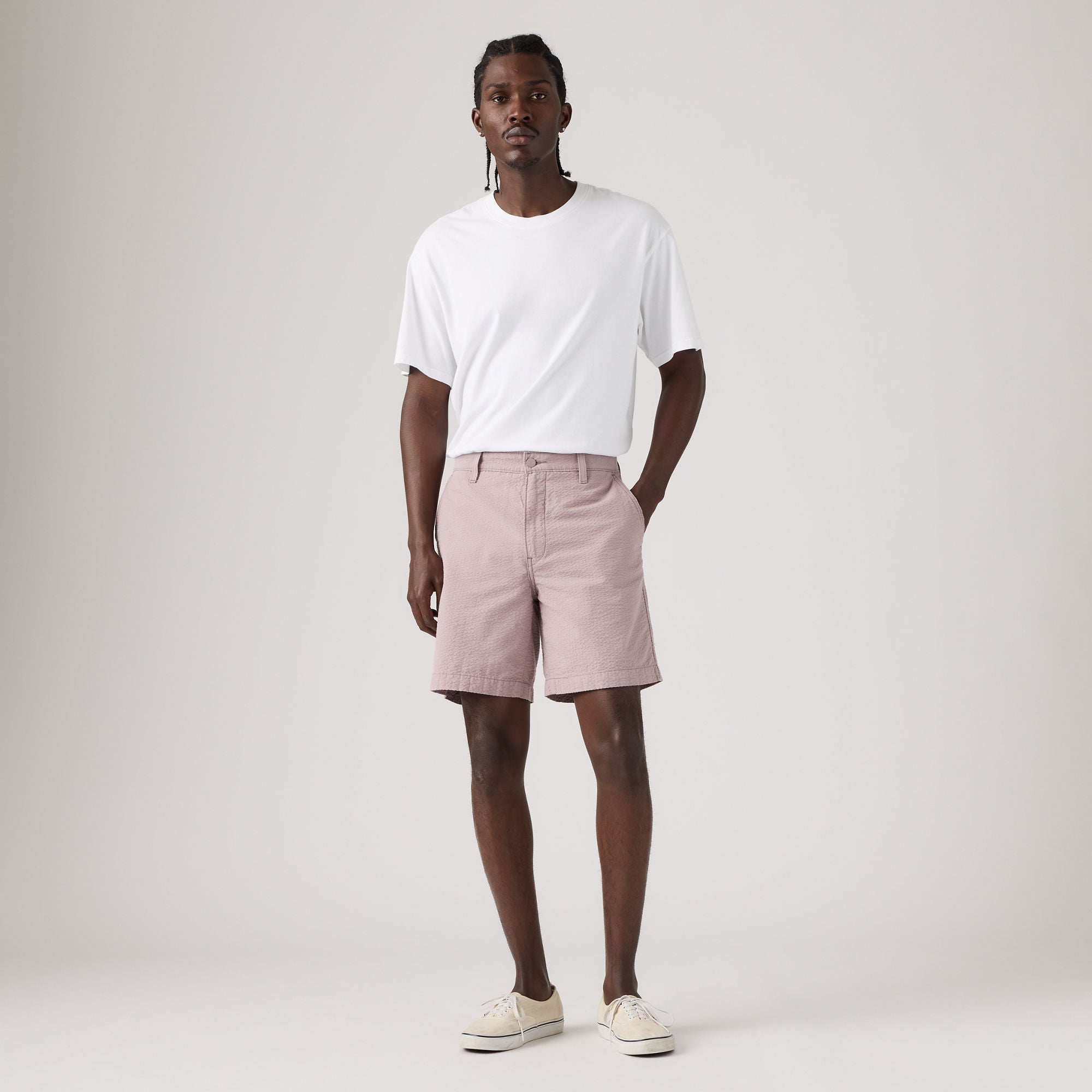 LEVI'S® MEN'S XX CHINO AUTHENTIC RELAXED LIGHTWEIGHT SHORTS - PURPLE