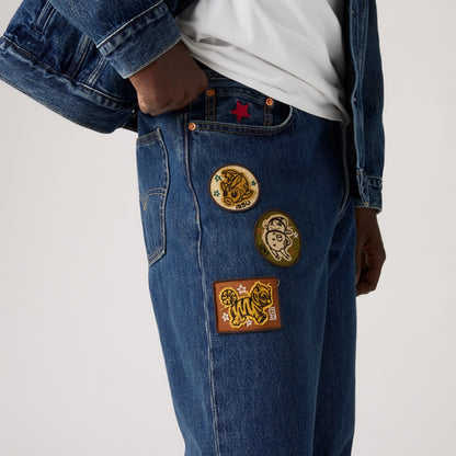 LEVI'S® MEN’S 578™ BAGGY JEANS - MED INDIGO - WORN IN