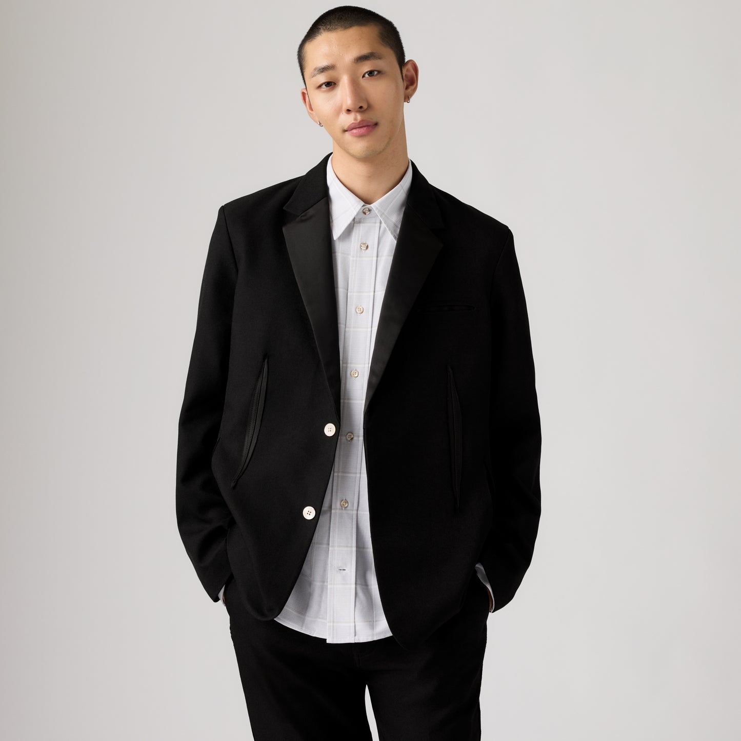LEVI’S® X KIKO KOSTADINOV MEN'S ANDY SUIT JACKET - BLACK