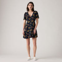 LEVI'S® WOMEN'S GIANNI SHORT-SLEEVE MINI DRESS - MULTI COLOUR