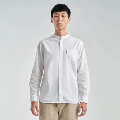 LEVI'S® MEN'S BANDED COLLAR 1 POCKET SHIRT - NEUTRAL
